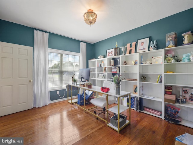67 Tinning Ct, Hedgesville, WV 25427 - office space featuring wood finished floors and baseboards