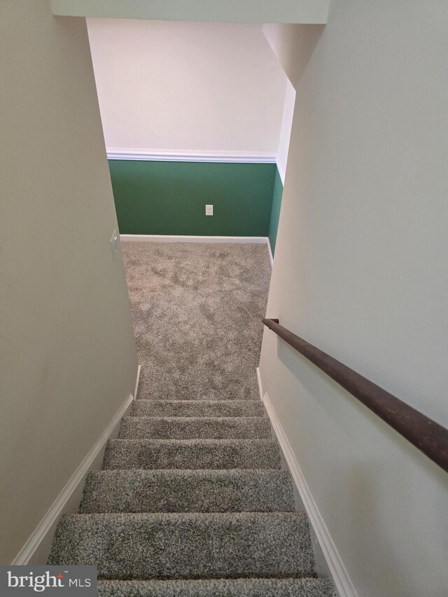 85 Malek Dr, Hanover, PA 17331 - stairway featuring carpet flooring and baseboards