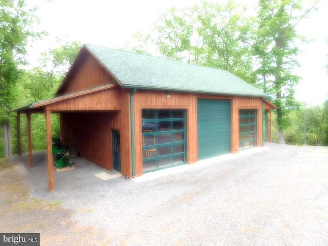 158 Hideaway Ln, Upper Tract, WV 26866 - garage with a detached garage