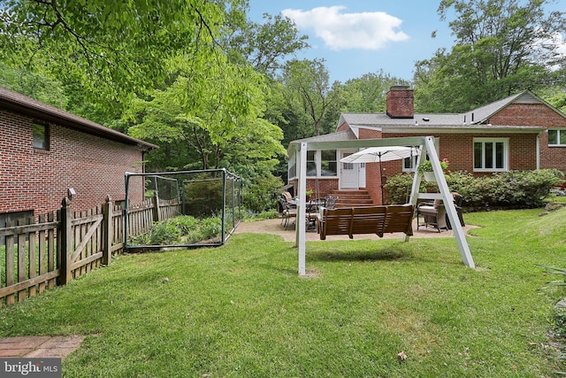 3919 30th St N, Arlington, VA 22207 - view of yard featuring a patio area