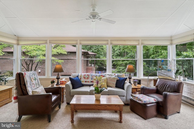 3919 30th St N, Arlington, VA 22207 - sunroom / solarium featuring carpet