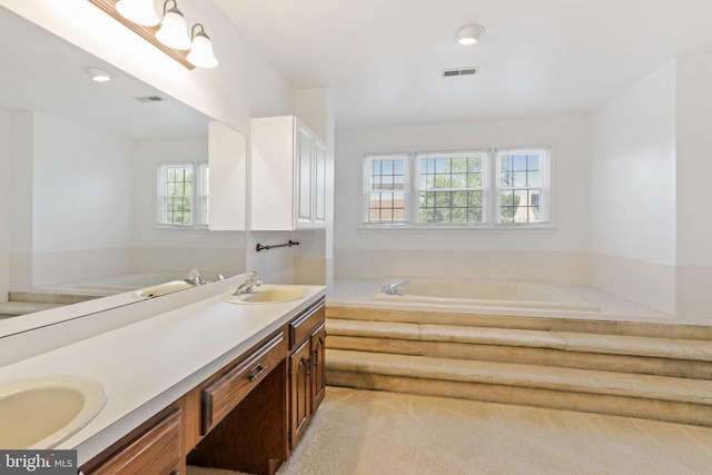 15 Horseshoe Dr, Mount Laurel, NJ 08054 - full bath featuring a bath and double vanity