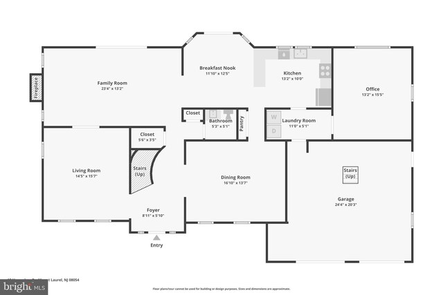 15 Horseshoe Dr, Mount Laurel, NJ 08054 - home floor plan