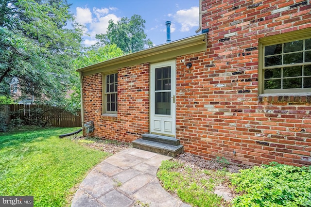 12303 Captain Smith Ct, Rockville, MD 20854 - property entrance with brick siding