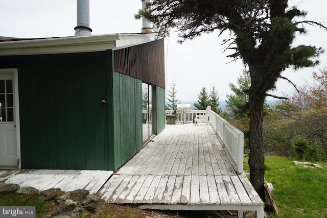 view of deck