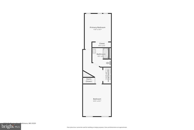109 N Collington Ave, Baltimore, MD 21231 - view of property floor plan