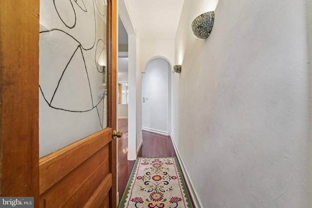 109 N Collington Ave, Baltimore, MD 21231 - hallway featuring wood finished floors