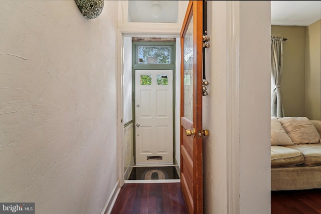 109 N Collington Ave, Baltimore, MD 21231 - entryway featuring wood-type flooring and baseboards
