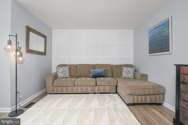 28 Blue Spruce Dr, Bear, DE 19701 - living area with wood finished floors and baseboards