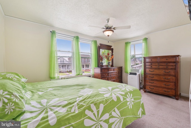35 N Cleveland Ave, Hagerstown, MD 21740 - carpeted bedroom with a textured ceiling and ceiling fan
