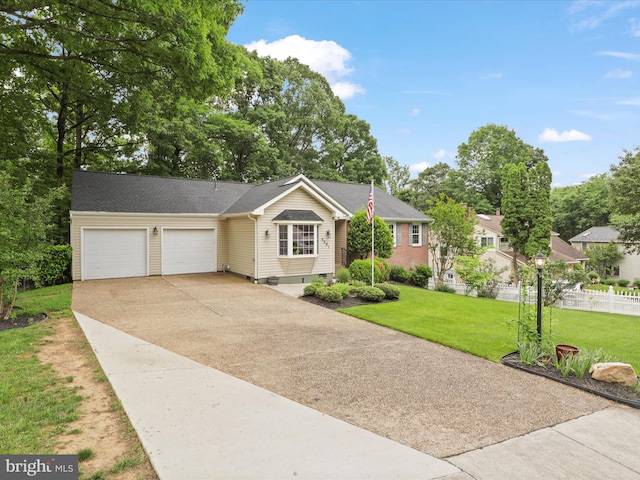 5281 Navaho Dr, Alexandria, VA 22312 - ranch-style house with a garage, driveway, and crawl space