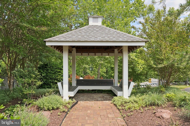 803 Coxswain Way Unit 107, Annapolis, MD 21401 - surrounding community with a gazebo and view of scattered trees