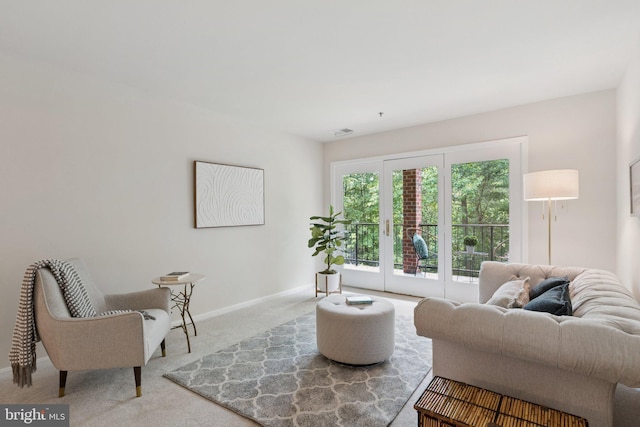 803 Coxswain Way Unit 107, Annapolis, MD 21401 - living room featuring carpet and baseboards