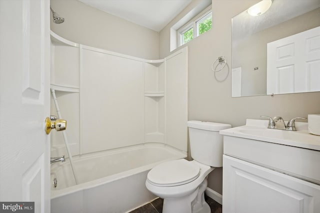 3238 Jasper St, Philadelphia, PA 19134 - full bathroom with vanity, toilet, and shower / bath combination