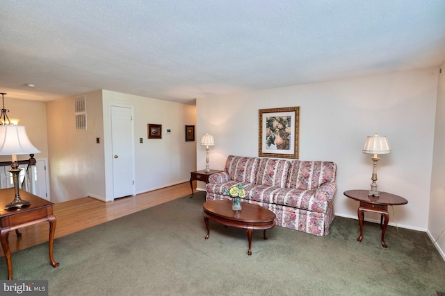 9520 Perry Brook Ct, Nottingham, MD 21236 - living area featuring carpet and baseboards