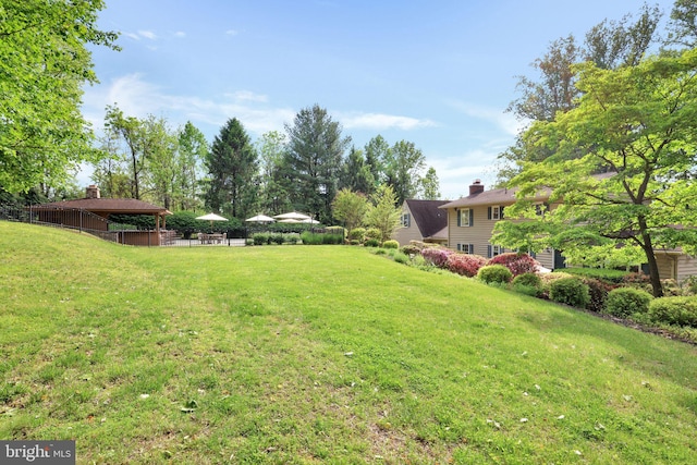 view of yard
