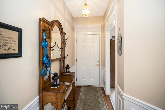 24 Smithfield Way, Fredericksburg, VA 22406 - doorway with wood finished floors
