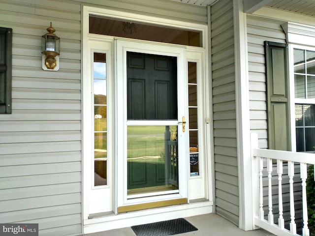 1372 Summerswood Dr, Saint Thomas, PA 17252 - doorway to property with a porch