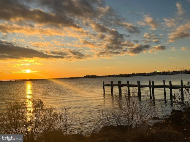 1 Somerset Ave, Cambridge, MD 21613 - dock area with a water view