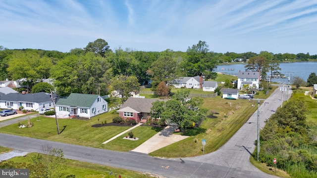 1 Somerset Ave, Cambridge, MD 21613 - aerial perspective of suburban area featuring a large body of water