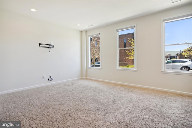 8423 Reformatory Way, Lorton, VA 22079 - carpeted spare room with baseboards and recessed lighting