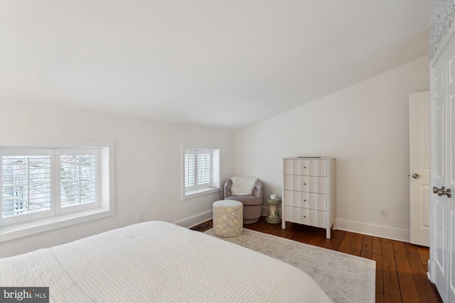 300 S Columbus St, Alexandria, VA 22314 - bedroom featuring dark wood-style floors and baseboards