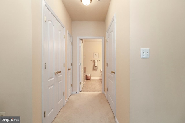 9712 Handerson Pl Unit 306, Manassas Park, VA 20111 - corridor with light colored carpet and baseboards