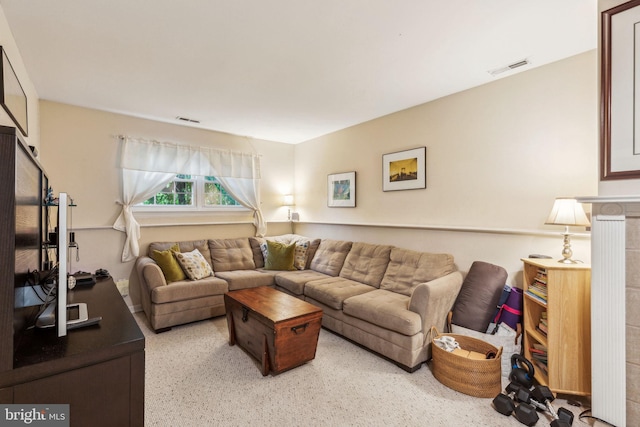 view of living area