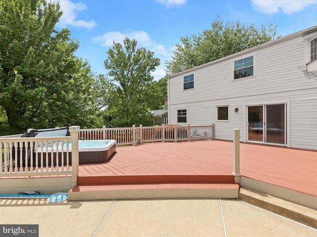 10205 Scaggsville Rd, Laurel, MD 20723 - view of wooden deck