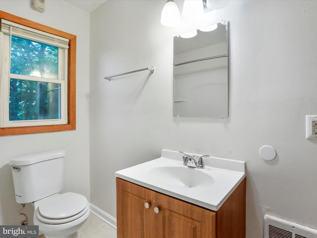 233 Molden Dr, Winchester, VA 22601 - bathroom with vanity, toilet, and baseboards