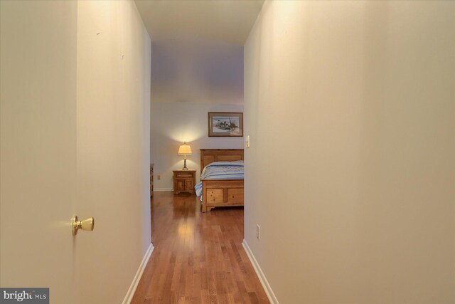 438 N 4th St, Halifax, PA 17032 - corridor with wood finished floors and baseboards