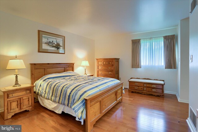 438 N 4th St, Halifax, PA 17032 - bedroom with light wood-style floors and baseboards