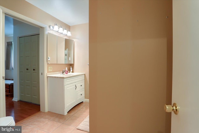 438 N 4th St, Halifax, PA 17032 - bathroom featuring vanity and tile patterned floors