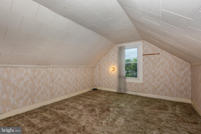 6109 Oakland Mills Rd, Sykesville, MD 21784 - bonus room featuring carpet flooring, vaulted ceiling, and baseboards