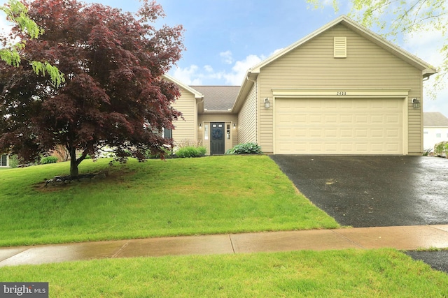 2408 Setter Run Ln, State College, PA 16801 - view of front facade featuring driveway, a front yard, and an attached garage