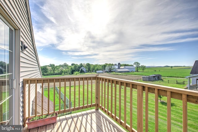 137 S Ronks Rd, Ronks, PA 17572 - wooden terrace featuring a yard