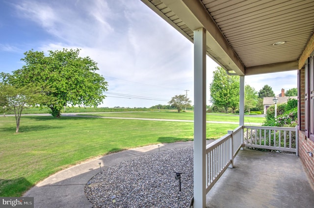 137 S Ronks Rd, Ronks, PA 17572 - view of patio / terrace with covered porch