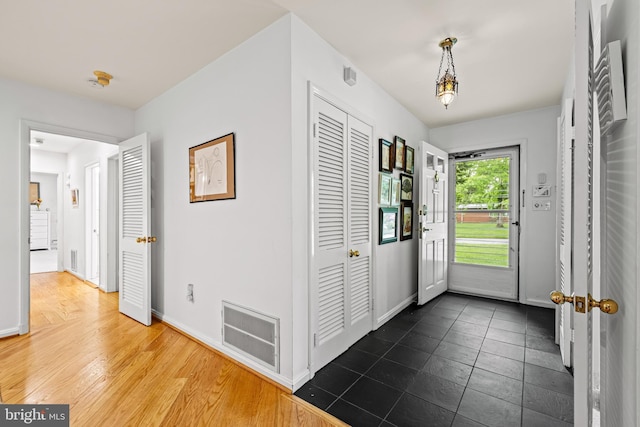 entrance foyer with baseboards