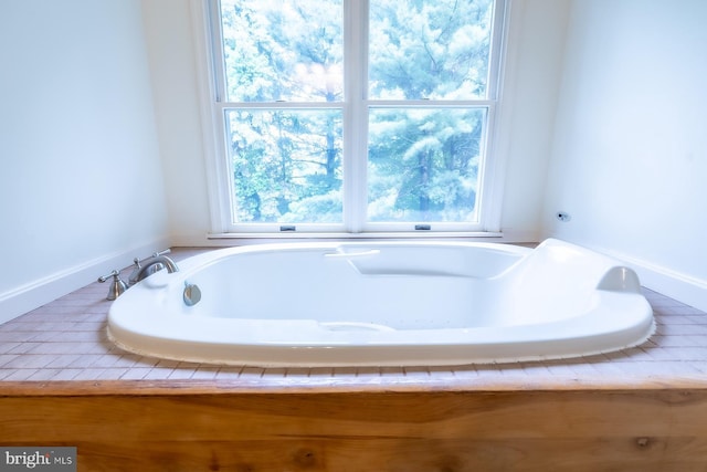 8803 Duveen Dr, Glenside, PA 19038 - full bath featuring plenty of natural light and a garden tub