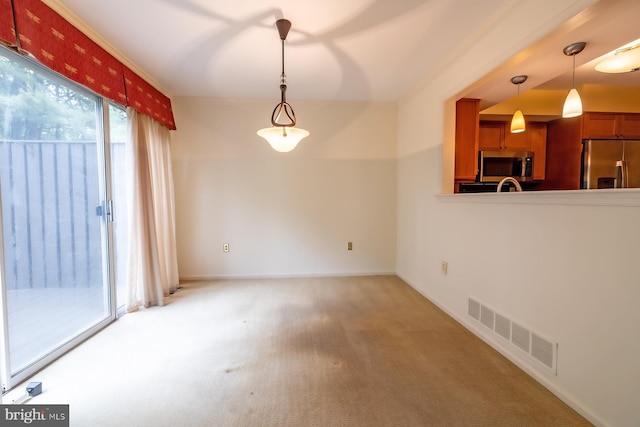 8803 Duveen Dr, Glenside, PA 19038 - carpeted spare room featuring baseboards and ornamental molding
