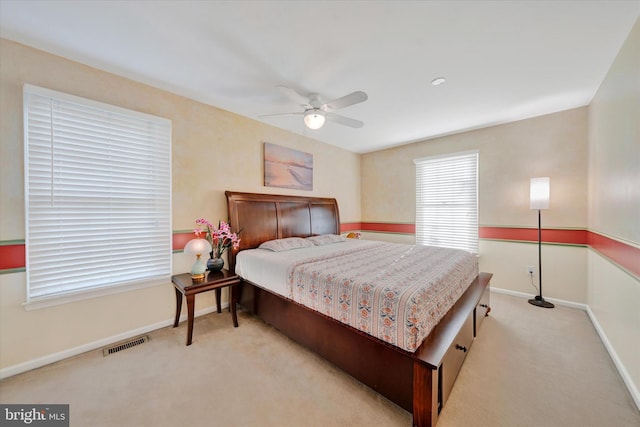 102 Windsong Dr, Doylestown, PA 18901 - carpeted bedroom featuring baseboards and a ceiling fan