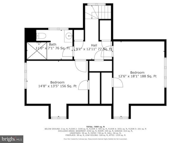 1182 Wrack Rd, Meadowbrook, PA 19046 - room layout