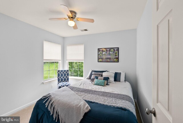 20355 Snowpoint Pl, Ashburn, VA 20147 - carpeted bedroom featuring baseboards and ceiling fan