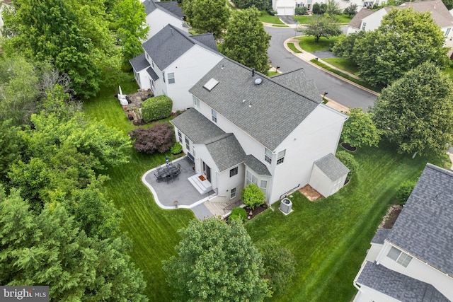 20355 Snowpoint Pl, Ashburn, VA 20147 - aerial perspective of suburban area