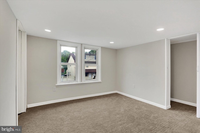 134 S Market St, New Cumberland, PA 17070 - carpeted empty room with baseboards and recessed lighting