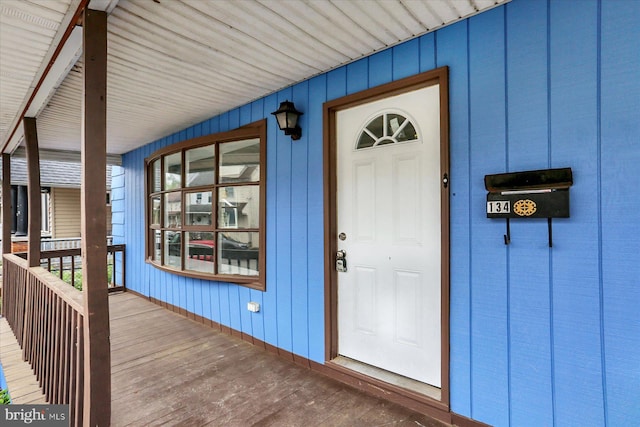 134 S Market St, New Cumberland, PA 17070 - property entrance featuring a porch