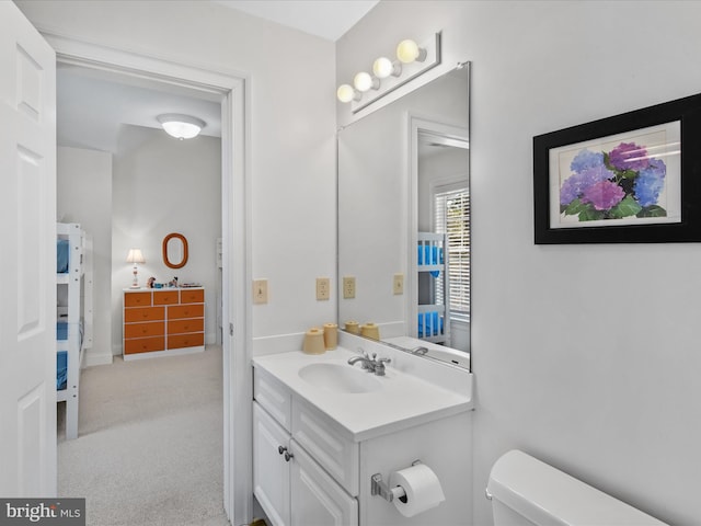 37 Sussex St, Rehoboth Beach, DE 19971 - half bathroom featuring vanity and toilet