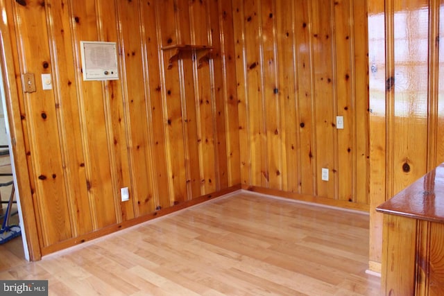 255 Pangborn Blvd, Hagerstown, MD 21740 - empty room with light wood-style flooring and wood walls