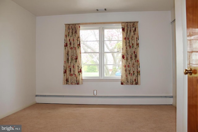 255 Pangborn Blvd, Hagerstown, MD 21740 - unfurnished room with a baseboard heating unit and carpet