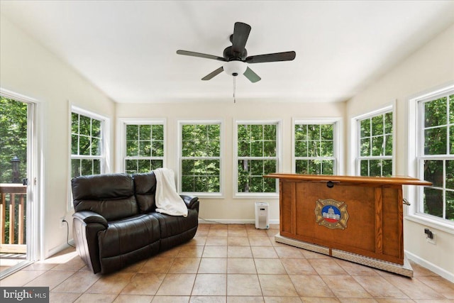 501 Macmillan Ct, Arnold, MD 21012 - sunroom / solarium with tile patterned flooring and baseboards